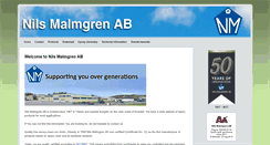 Desktop Screenshot of nilsmalmgren.com