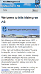 Mobile Screenshot of nilsmalmgren.com