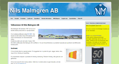 Desktop Screenshot of nilsmalmgren.se