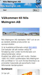 Mobile Screenshot of nilsmalmgren.se